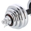 Chromuotų hantelių rinkinys su lagaminu STC30 CHROME DUMBBELL SET-BARBELL IN SUITCASE 2x15KG HMS