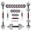 Chromuotų hantelių rinkinys su lagaminu STC30 CHROME DUMBBELL SET-BARBELL IN SUITCASE 2x15KG HMS