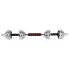 Chromuotų hantelių rinkinys su lagaminu STC30 CHROME DUMBBELL SET-BARBELL IN SUITCASE 2x15KG HMS