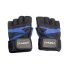 Treniruočių pirštinės RST02 SIZE M MEN'S FITNESS GLOVES HMS (black - blue)