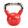 VINILINĖ GIRA KTC 10 KG KETTLEBELL WITH CHROMED KNURLED HAND GRIP HMS (red)