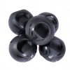 MEDICININIS KAMUOLYS SU RANKENOMIS MULTI GRIP MEDBALL BLACK 7kg