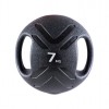 MEDICININIS KAMUOLYS SU RANKENOMIS MULTI GRIP MEDBALL BLACK 7kg