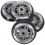 Ratukai riedučiams PU 72x24 82A BLACK N (4 szt.) + ABEC-9 (8 szt.) SET NILS EXTREME