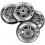 Ratukai riedučiams PU 80x24 82A BLACK N (4 szt.) + ABEC-9 (8 szt.) SET NILS EXTREME