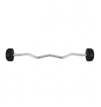 Gumuotas lankstytas grifas GSL35 CURLED RUBBER COATED BAR 10 KG HMS