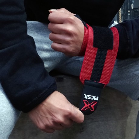 Riešo raiščiai PicSil Wrist Wraps Red