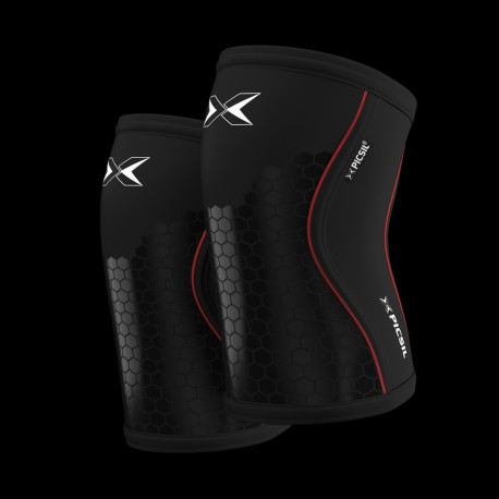 Kelio įtvarai Picsil Knee Sleeves Hex-Tech 5mm S