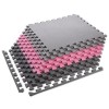 MP10 MULTIPACK L. GRAY-PINK- D.GRAY PUZZLE PROTECTIVE MAT 60x60x1.0 CM (9 PCS. SET) ONE FITNESS