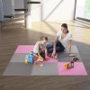 MP10 MULTIPACK L. GRAY-PINK- D.GRAY PUZZLE PROTECTIVE MAT 60x60x1.0 CM (9 PCS. SET) ONE FITNESS