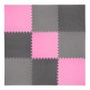 MP10 MULTIPACK L. GRAY-PINK- D.GRAY PUZZLE PROTECTIVE MAT 60x60x1.0 CM (9 PCS. SET) ONE FITNESS