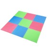 MP10 MULTIPACK GREEN-BL-RED PUZZLE PROTECTIVE MAT 60x60x1.0 CM (9 PCS. SET) ONE FITNESS