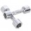 Svarmenų rinkinys CHD02 CHROMED DUMBBELL 2 kg x 2 vnt. HMS