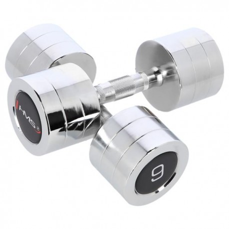 Svarmenų rinkinys CHD09 CHROMED DUMBBELL (2 pcs.) HMS