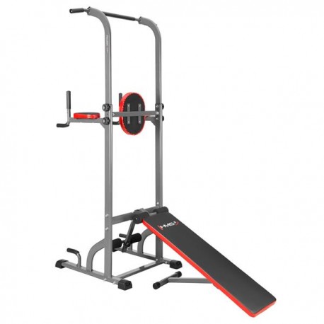 Daugiafunkcinis treniruoklis PWL2521 MULTIFUNCTIONAL PULL UP DEVICE WITH BENCH HMS