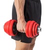 Svorių ir grifo rinkinys SGGX30 DUMBBELL SET-BARBELL 30KG HMS