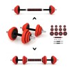 Svorių ir grifo rinkinys SGGX20 DUMBBELL SET-BARBELL 20 KG HMS