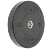 Gumuotas olimpinio grifo svarmuo CHTBR15 BLACK OLYMPIC PLATE - BUMPER 15 KG HMS