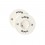 Gumuotas olimpinio grifo svarmuo CBRS05 OLYMPIC BUMPER PLATE 2 x 0.5 KG HMS