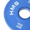 Gumuotas olimpinio grifo svarmuo CBRS20 OLYMPIC BUMPER PLATE 2 x 2.0 KGS HMS