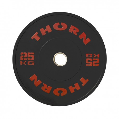 Olimpinio grifo svarmuo THORN+FIT Training Bumper Plate 25kg