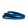 TRENIRUOČIŲ KILIMĖLIS + PASIPRIEŠINIMO GUMOS SET MFK02 BLUE-BLACK + EXERCISE BAND SET