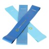 TRENIRUOČIŲ KILIMĖLIS + PASIPRIEŠINIMO GUMOS SET MFK02 BLUE-BLACK + EXERCISE BAND SET