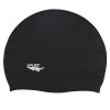 Plaukimo kepuraitė SILICONE SOLID COLOR SB14 BLACK SWIMMING CAP SPURT