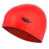 SILICONE SOLID COLOR FG511 RED SWIMMING CAP SPURT