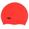 SILICONE SOLID COLOR FG511 RED SWIMMING CAP SPURT