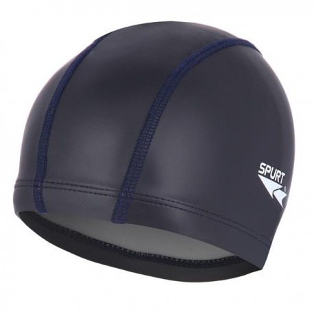 Plaukimo kepuraitė SILICONE/PU SOLID COLOR NY01 DARK NAVY SWIMMING CAP SPURT