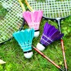 Badmintono skrajukės NBL6213 FEATHERS SHUTTLECOCKS MULTICOLOR 3 PCS NILS