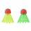 Badmintono skrajukės NBL6595 SPEEDMINTON NYLON SHUTTLECOCKS LED 5 PCS. NILS