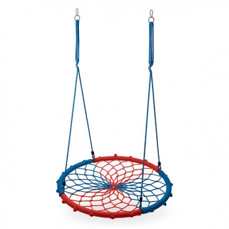 Apvalios sūpynės NB5039 BLUE-RED SAUCER SWING NILS CAMP