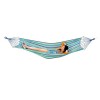 Hamakas NC9001 SEA BLUE HAMMOCK WITH 70CM WOODEN BEAM AND METAL HOLDER NILS CAMP