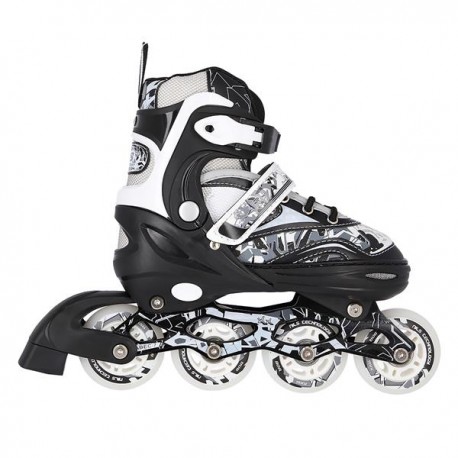 Riedučiai - pačiūžos NH10927 A 2IN1 BLACK SIZE S(31-34) IN-LINE SKATES/HOCKEY ICE SKATES