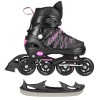 Riedučiai - pačiūžos NH11912 A 2IN1 BLACK/PINK SIZE M(35-38) IN-LINE SKATES/HOCKEY ICE SKATES