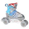 Riedučiai - pačiūžos NH18192 4IN1 GREY/BLUE SIZE S (29-33) IN-LINE SKATES/HOCKEY ICE SKATES