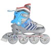 Riedučiai - pačiūžos NH18192 4IN1 GREY/BLUE SIZE S (29-33) IN-LINE SKATES/HOCKEY ICE SKATES