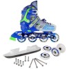 Riedučiai - pačiūžos NH18122 4in1 BLUE SIZE S(29-33) INLINE/ICE-SKATES NILS EXTREME