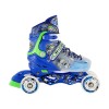 Riedučiai - pačiūžos NH18122 4in1 BLUE SIZE S(29-33) INLINE/ICE-SKATES NILS EXTREME