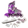 Riedučiai - pačiūžos NH18122 4in1 VIOLET SIZE L(39-43) INLINE/ICE-SKATES NILS EXTREME