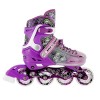 Riedučiai - pačiūžos NH18122 4in1 VIOLET SIZE L(39-43) INLINE/ICE-SKATES NILS EXTREME