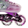 Riedučiai - pačiūžos NH18122 4in1 VIOLET SIZE L(39-43) INLINE/ICE-SKATES NILS EXTREME