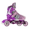 Riedučiai - pačiūžos NH18122 4in1 VIOLET SIZE L(39-43) INLINE/ICE-SKATES NILS EXTREME