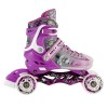 Riedučiai - pačiūžos NH18122 4in1 VIOLET SIZE L(39-43) INLINE/ICE-SKATES NILS EXTREME