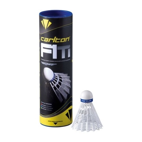 Badmintono skrajukės F1Ti fast 6vnt. White