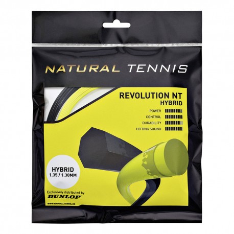 Stygos tenisui Dunlop NT HYBRID gelt 1.31/1.25mm