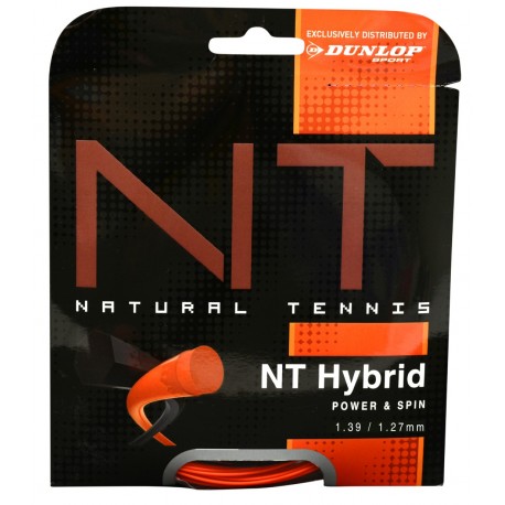 Stygos tenisui Dunlop NT HYBRID oranž. 1.39/1.27mm