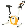 Dviratis treniruoklis M8410 WHITE-ORANGE MAGNETIC BIKE ONE FITNESS